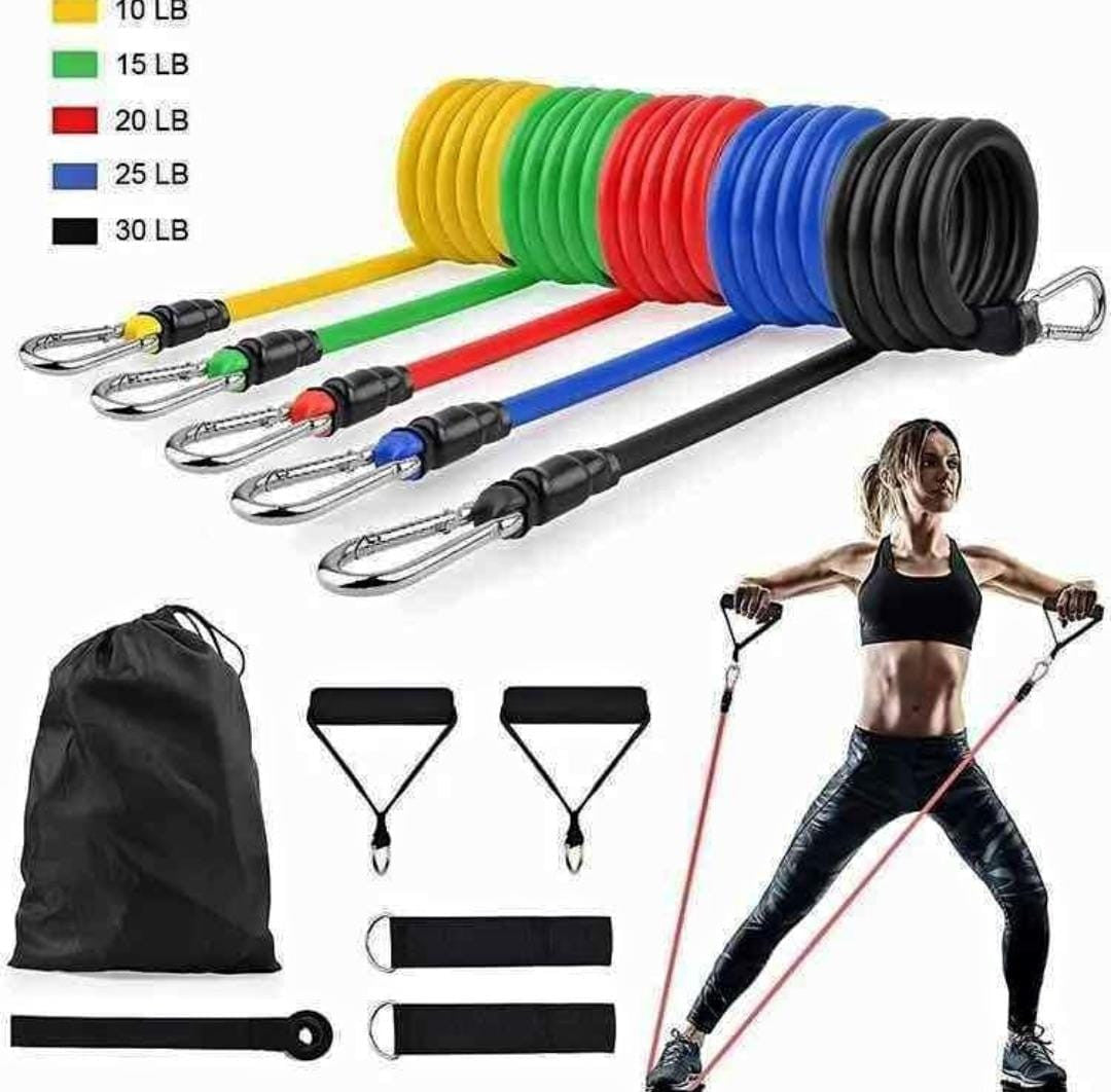 GYMBRO™ Kit bandas elasticas tubulares 11 piezas